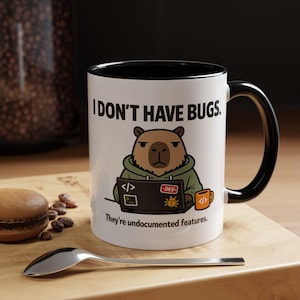 Undocumented Features Capybara Debug Mode | Programmer Mug