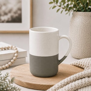 Pour myself a cup of ambition Mug | Speckled Ceramic 13oz image 13