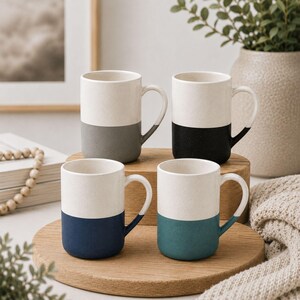 Pour myself a cup of ambition Mug | Speckled Ceramic 13oz image 7