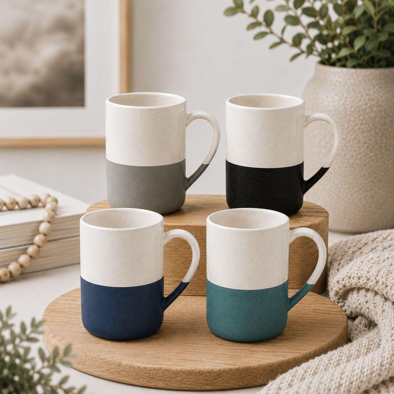 Pour myself a cup of ambition Mug | Speckled Ceramic 13oz image 7