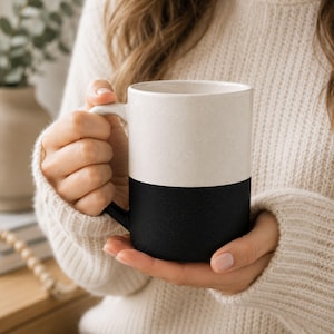 Pour myself a cup of ambition Mug | Speckled Ceramic 13oz image 10
