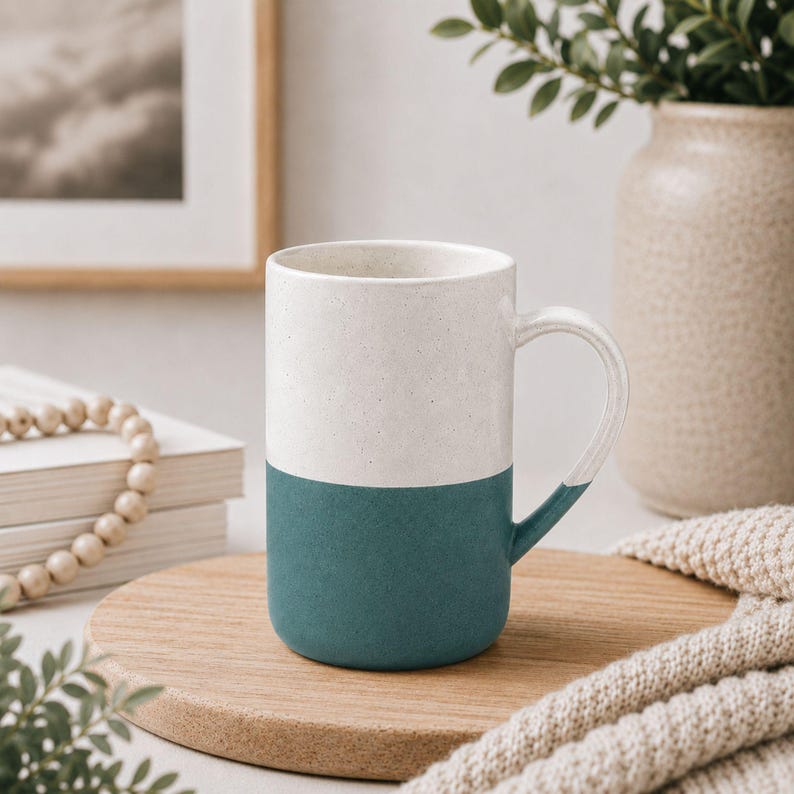 Pour myself a cup of ambition Mug | Speckled Ceramic 13oz image 15