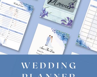 Wedding Planner Printable: Bridal Binder, Checklist, Budget (PDF Download)