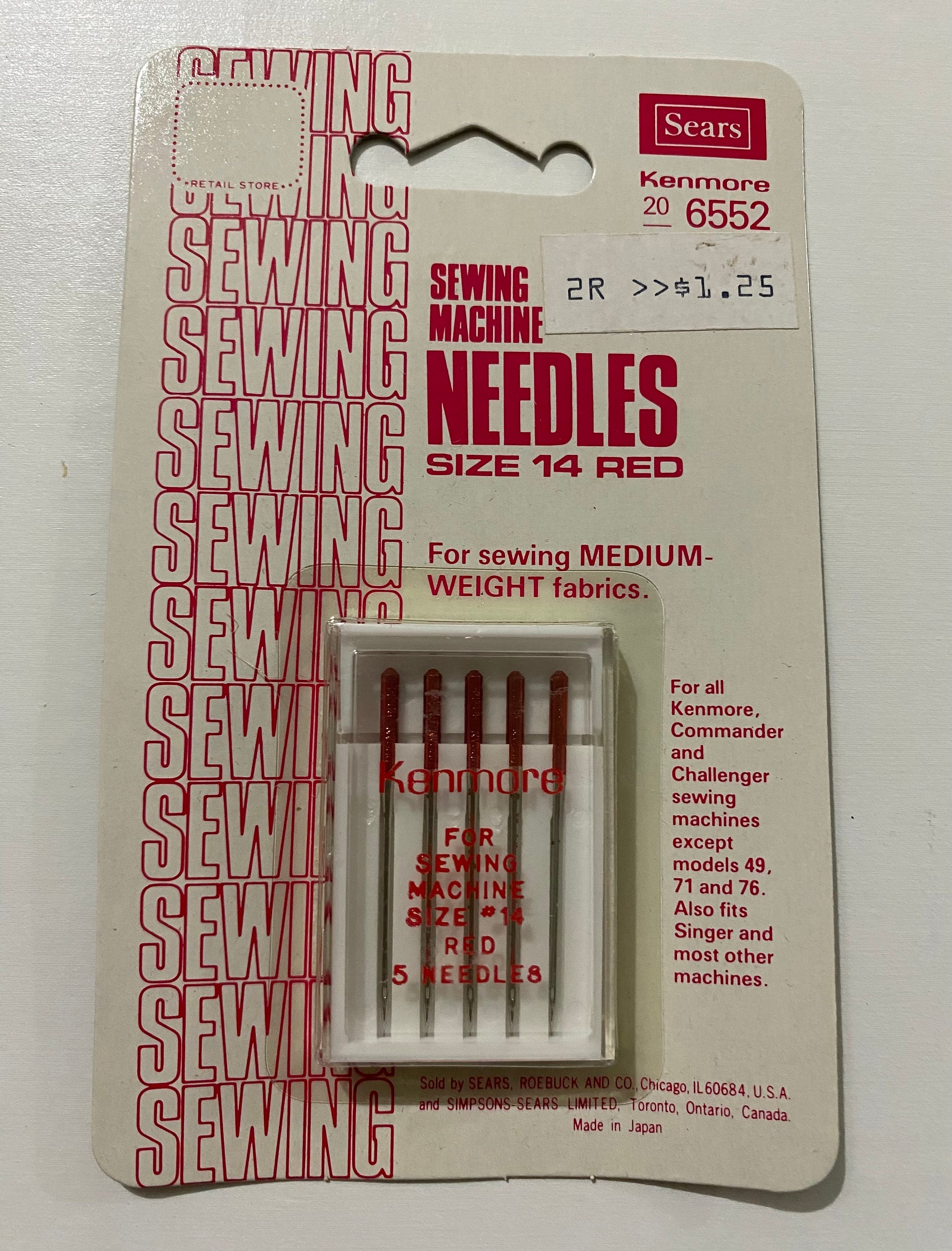 Vintage Sewing Machine Needlesvintage Sewing Notionnos Sewing Supplykenmore  Sewing Machine Needles 