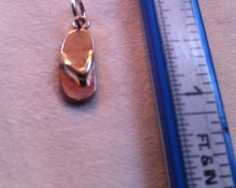 Flip Flop Charm Sterling Silver