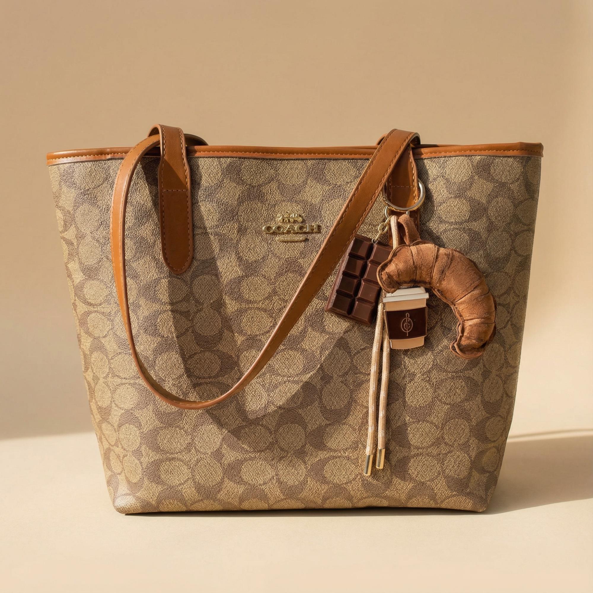 Sac Vintage En Peau Marron - Pochette à Main, Occasion, Style Bandoulière, Idéal Pour Un Look Rétro