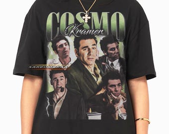 Cosmo Kramer-skjorta, grafisk t-shirt, vintage-t-shirt, present till kvinnor och män, unisex stretchkläder och sweatshirt, y2k