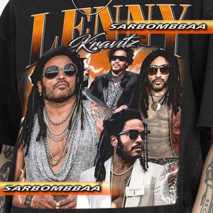 Bestseller Lenny Kravitz Vintage Stil Shirt - T-Shirt - Langarm - Crewneck - Jugend - Kleinkind - Jugend - Unisex Sweatshirt