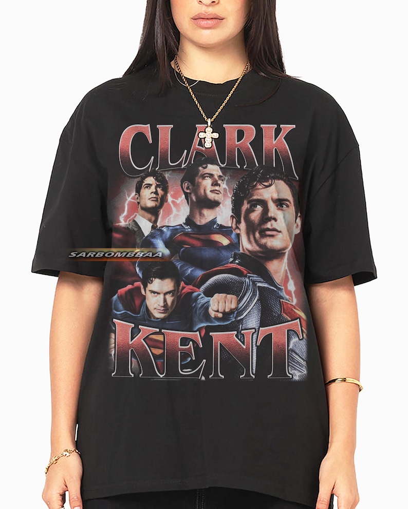 Clark Kent Graphic T-Shirt, Vintage Style Unisex Streetwear image 1