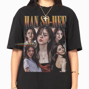 Han So Hee Graphic T-Shirt, Unisex Y2K Streetwear