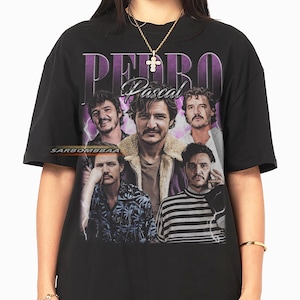 T-shirt graphique Pedro Pascal, sweat-shirt unisexe de style vintage