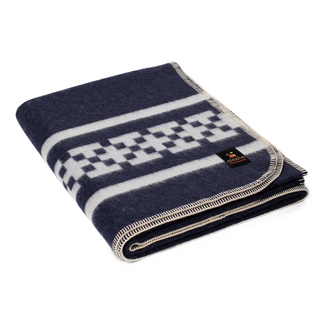 Thick Alpaca Wool Blanket Heavyweight Alpaca Wool Throw Etsy