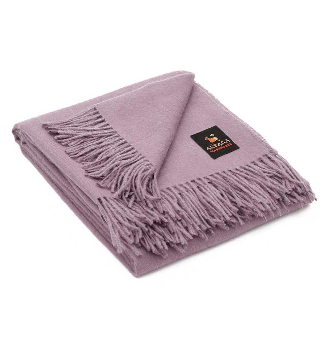 100 Baby Alpaca Wool Blanket Throw Solid Color Design for Bed Couch