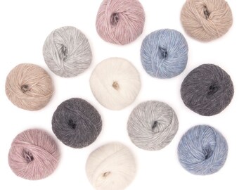 Baby Alpaca Merino Wool Yarn Set of 3 Skeins (150 Grams) Worsted Weight Sourced From Peru Heavenly Soft Perfect For Knitting Crocheting