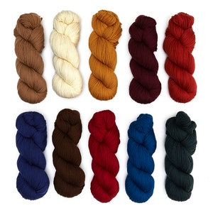 Meriwash 100% Superwash Merino Wool Yarn 100 Grams Hank DK Weight Sourced from Peru - Heavenly Soft and Perfect for Knitting and Crocheting