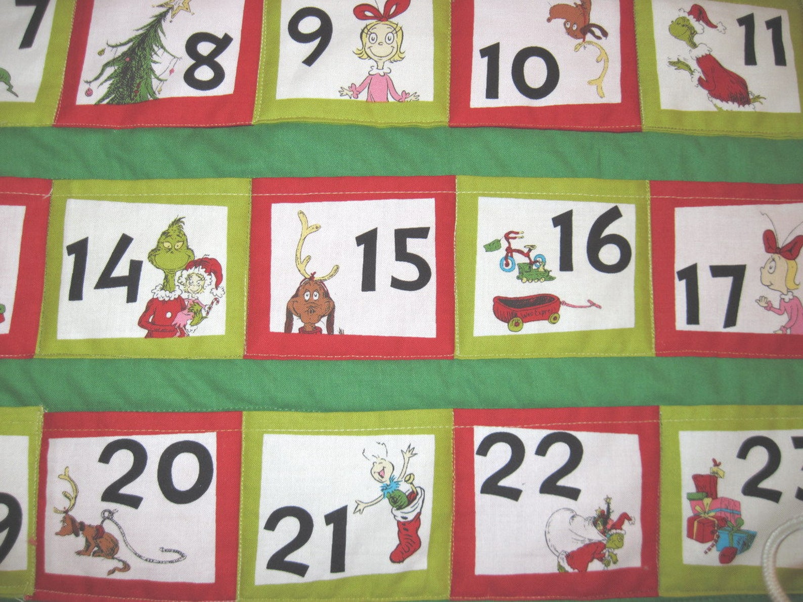 Grinch advent calendar Merry Grinchmas Christmas countdown Etsy