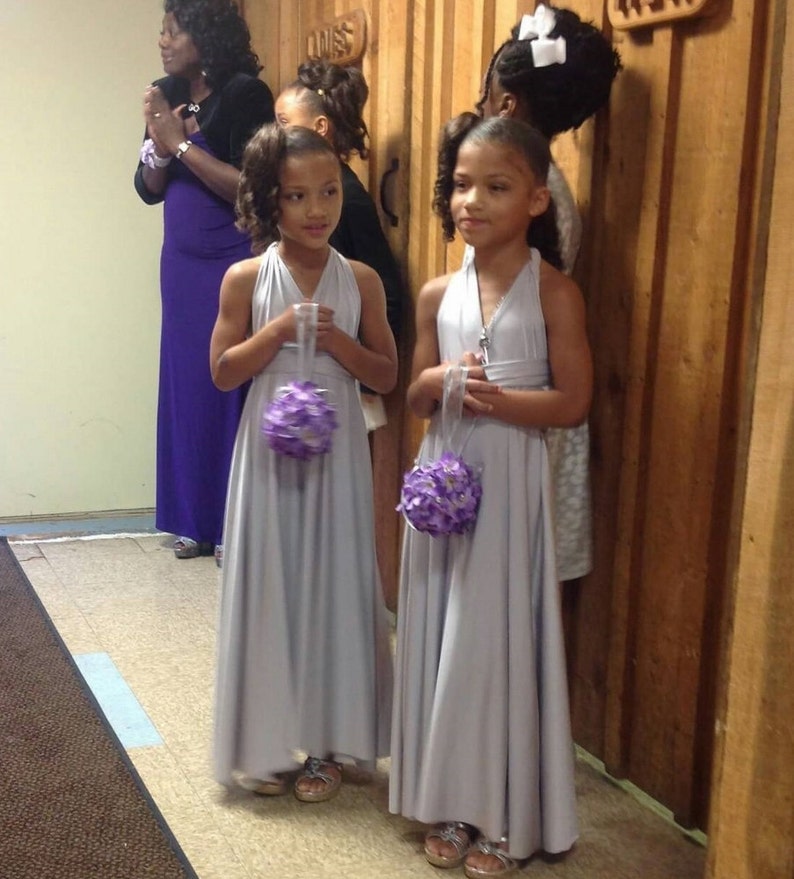 flower girl infinity dress