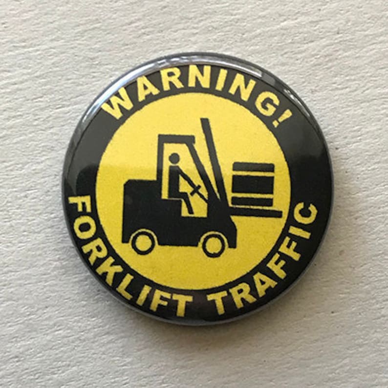 Forklift Traffic Badge Etsy
