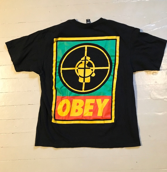 Public Enemy x Obey shirt xl