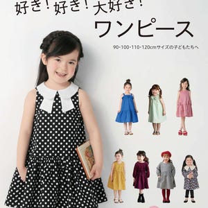 Patrons de robes pour enfants à faire soi-même : des styles faciles d&#39;été à l&#39;hiver - Carnet de patrons de vêtements japonais