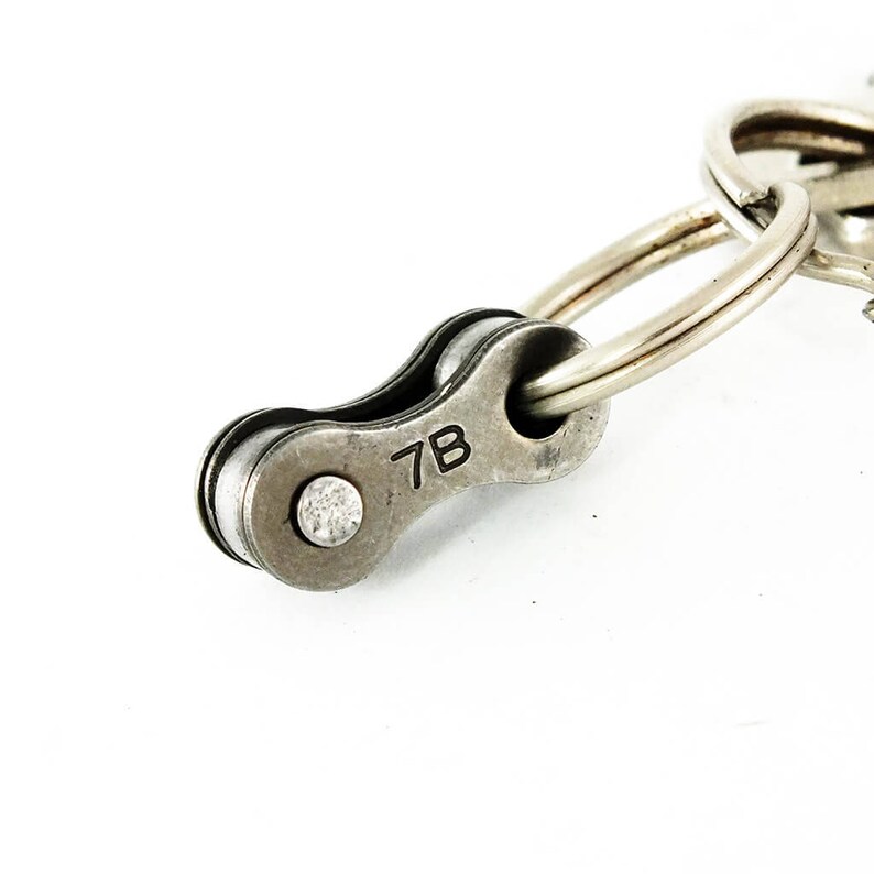 MENS KEY CHAIN Mens Keychain Bike Chain Keyfob Vegan Keychain Etsy