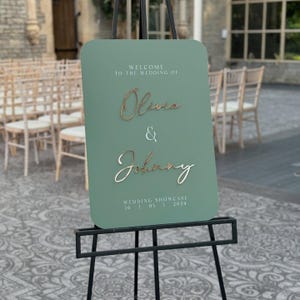 Willkommensschild aus Acrylglas, Willkommensschild aus Holz, Willkommensschild für die Hochzeit, Hochzeitsdeko, Hochzeitsdeko, Personalisiertes Hochzeitsschild