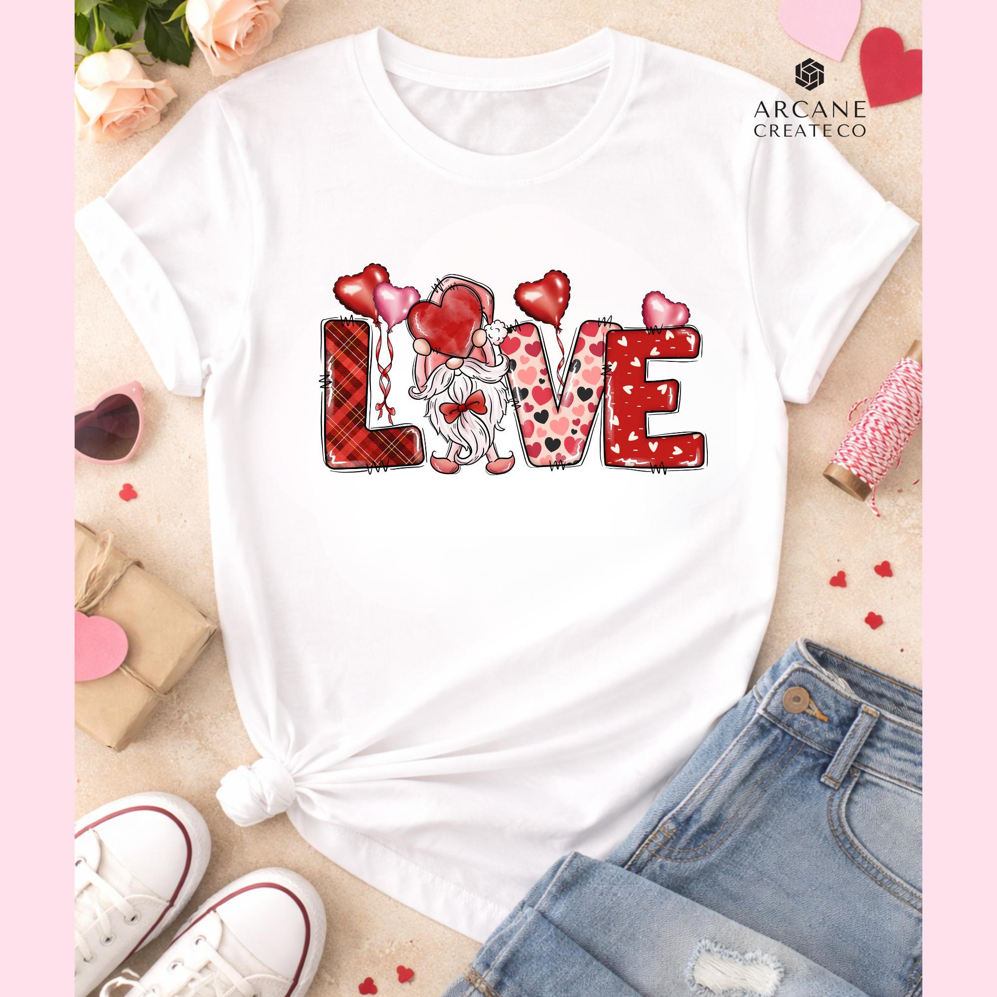 Gnome Valentine PNG Clipart Bundle | 22 Love Designs (digital Download ...