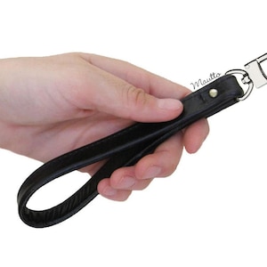 Correa de pulsera (muñeca) de cuero con cierre giratorio - 3/4" de ancho - Su elección de cuero y clip giratorio - Hecho a pedido