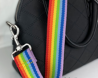 Rainbow Strap for Bags - LGBTQIA+ Pride - Soft Cotton Canvas