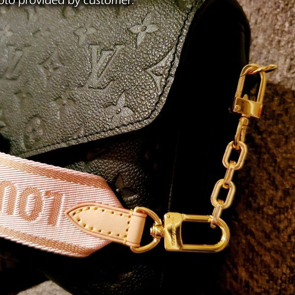 Strap Extender für Louis Vuitton Geldbörse - Handtasche Strap Extender Crossbody Länge Strap Verlängerung