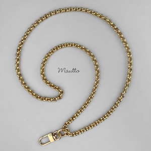 Luxury chain lanyard or extra long wrist strap. Great for classy badges or IDs, for conventions, workplace, events and more. Made by hand in the USA using jewelry quality chain and hardware.