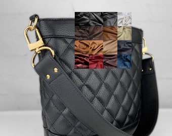 Leather Top Handle or Shoulder Strap Tapered 1.5 Middle 1 Ends 16 Leather  Colors U Shape Hooks 16XLG for LV Artsy Etc. 