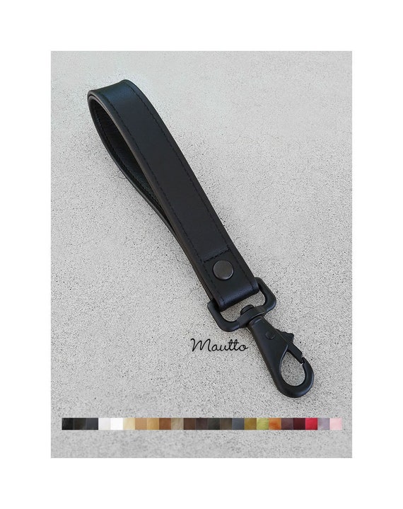 Purse Straps. Replacement Leather 3/4 Strap W/ Snap Hook, Swivel