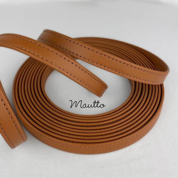 ON SALE! Genuine Leather Bag Strap - 1/2 Wide with Gold #16LG Clips -  Choose Length & Leather Color, Mautto Handbags