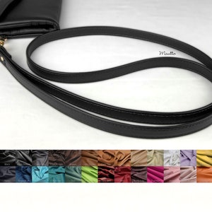 Leren draagkoord schouderriem voor telefoonhoesje of portemonnee / clip-on / SLG of mobiele telefoonriem voor festivals, concerten, reizen, beveiliging