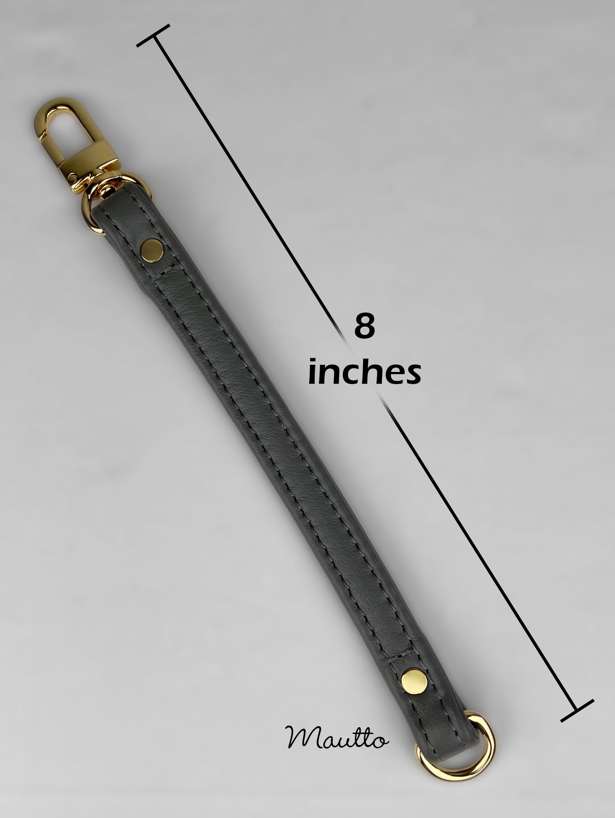 Purse/bag Strap Extender Leather 8 Length, 1/2 half-inch Wide Choose  Leather Color & Hardware Style 