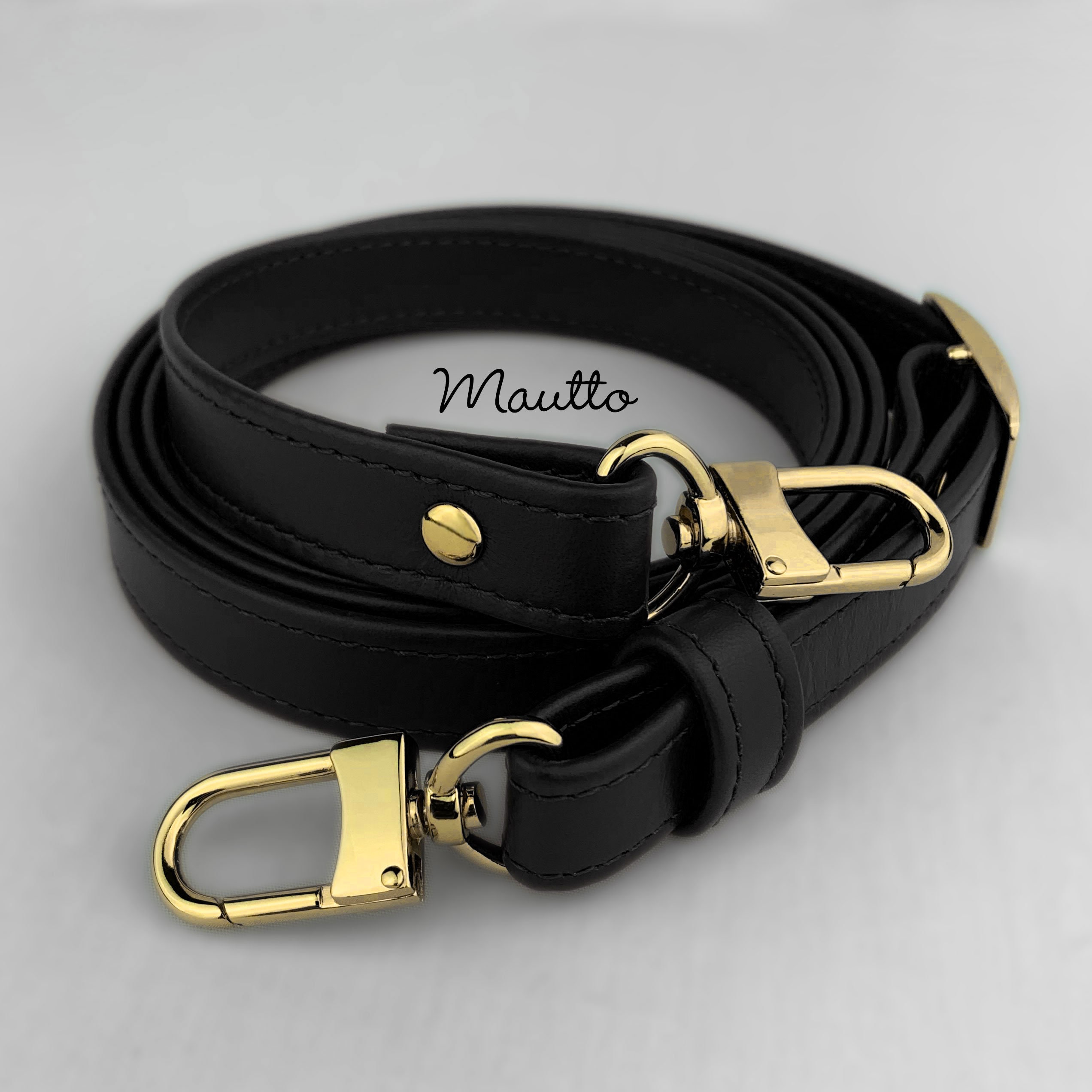 Black Leather Strap for Louis Vuitton Speedy Neonoe Trevi - Etsy