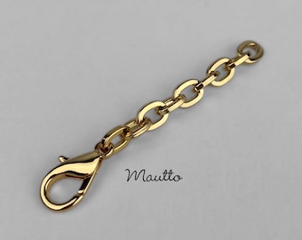 CHAIN STRAP EXTENDER Brass Diamond Cut Chain Extender Bag -  Israel