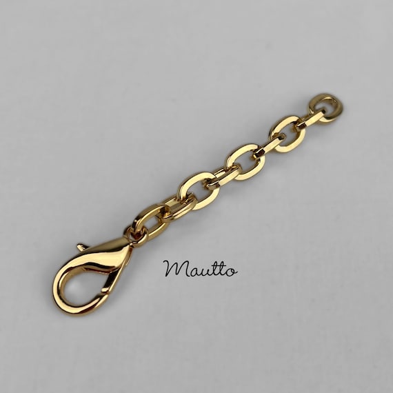 Petite Chain Strap Extender Accessory for LV Pochette & More Mini Elongated  Box Chain With Mini Lobster Clasp Gold or Nickel Finishes 