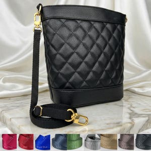 Adjustable Nylon Shoulder Strap – Petite Crossbody Bag or Phone Strap, Customize Color & Clasps