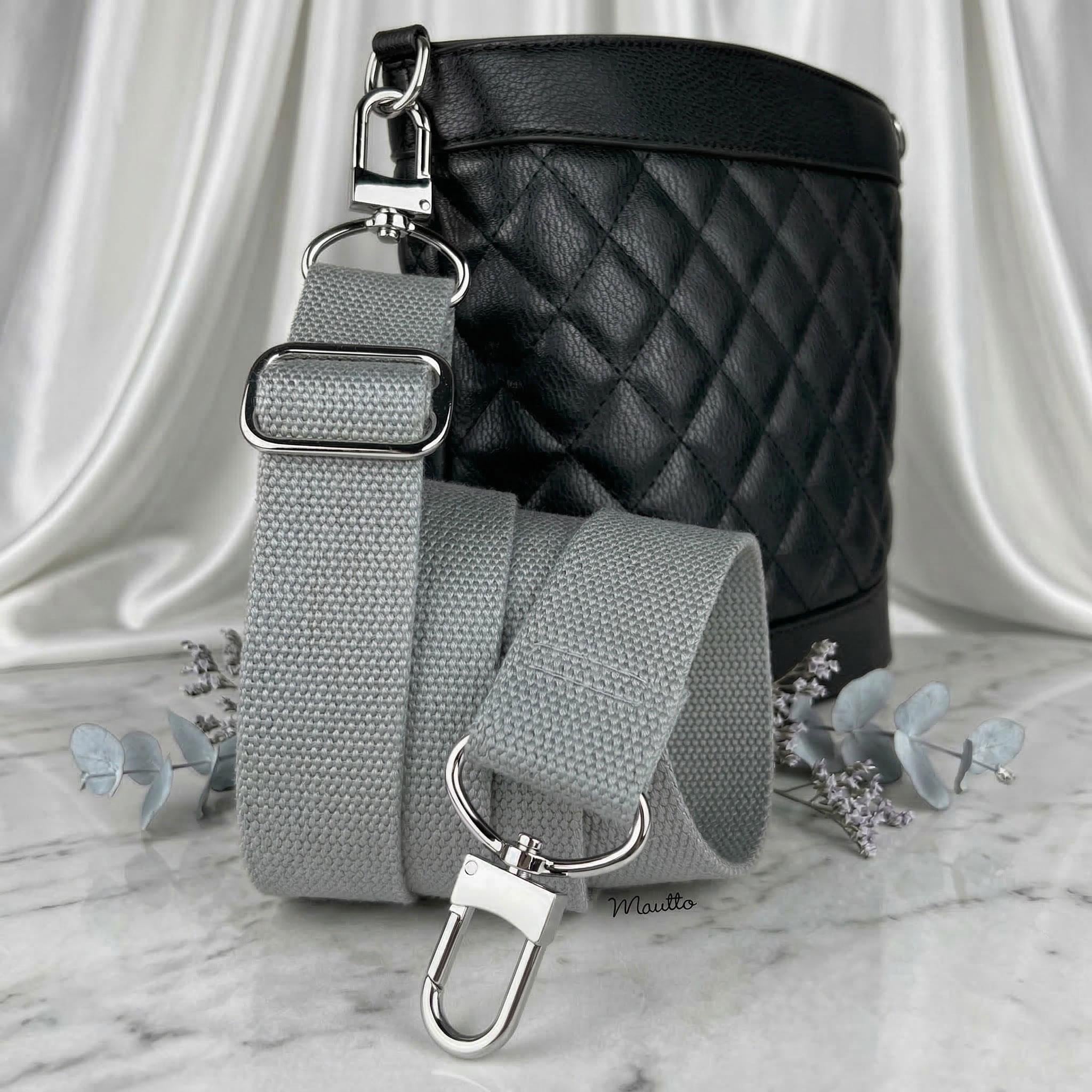 Light Gray Canvas Bag Strap: Adjustable Crossbody Purse Strap - Etsy