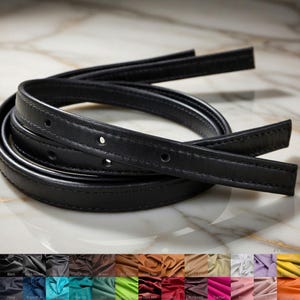 Leather Bag Straps (Set of 2, 1/2" Wide) – Replacement Handles for MK Jet Set Totes