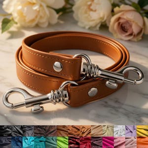 Handmade Leather Crossbody Bag Strap – 50 inch, 3/4inch Wide, Replacement Purse Strap