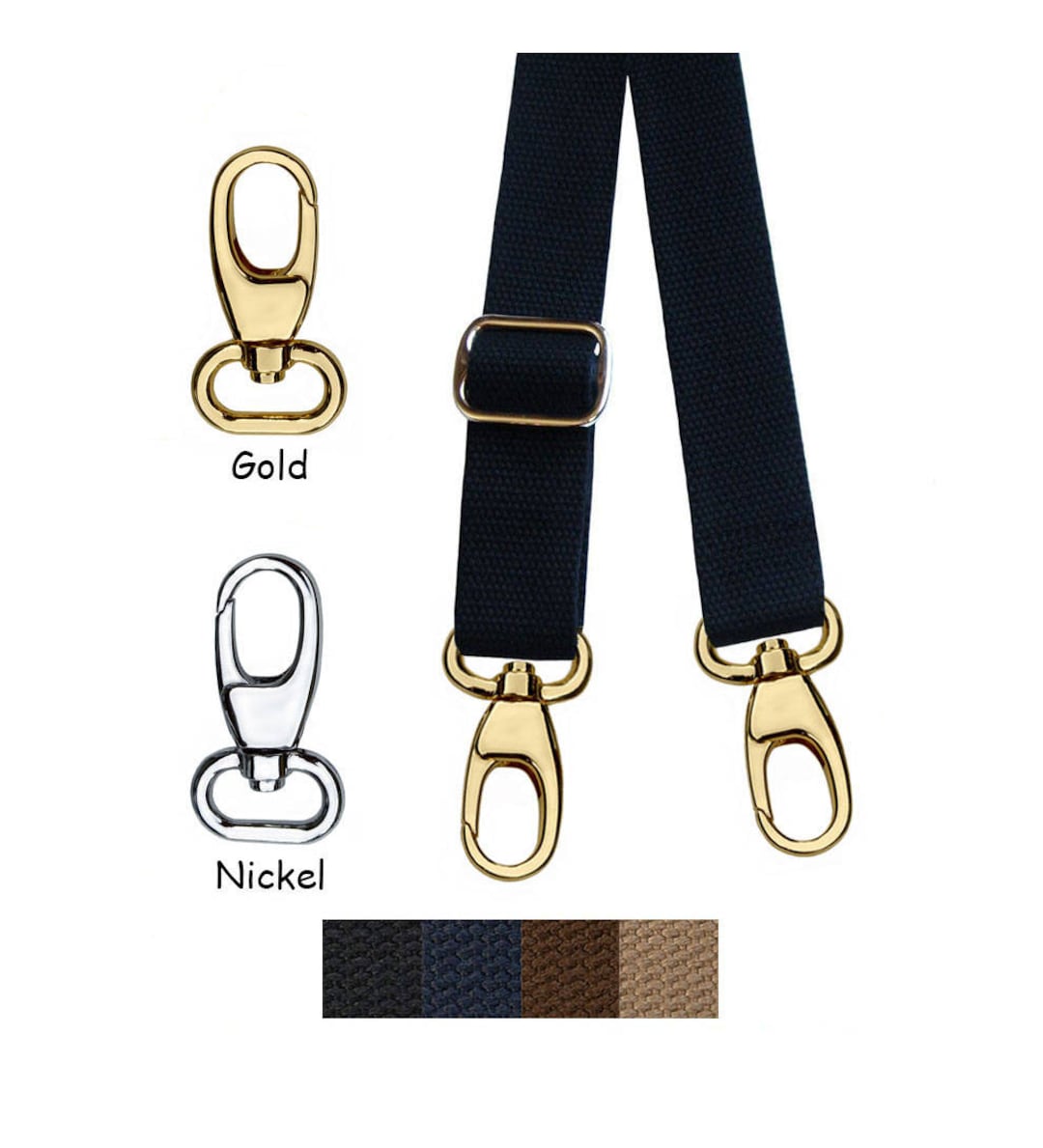 【BAON】[unisex] Banding Rivet Wide Carpender Cotton PT Amazon.com : Heavy Cotton Webbing 1.5 Inch 2 Inch Webbing