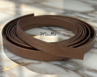 Bronze Leather Lace: 1/4" Wide, 36" Length - DIY Crafts
