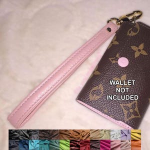 Leather Wrist Strap Accessory - Choose Genuine Leather Color and Clip Style - 1/2 inch Wide - Hand Made in the USA