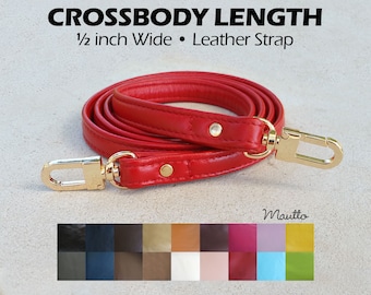 Shoulder Bag/purse Strap 30 Inch Length 1 Inch Wide Genuine Leather Your  Choice of Leather and Hook Style 