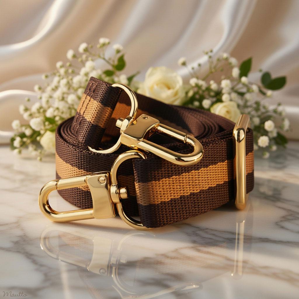 Brown & Honey Strap for LV Monogram, Damier Ebene – Adjustable