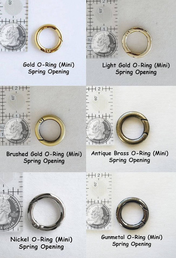 Large Small or Mini O-ring Hardware Replacement With Spring | Etsy