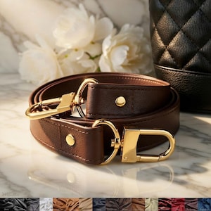 Genuine Leather Crossbody Bag Strap - 50 inch, 1 inch Wide